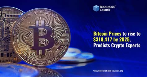 Bitcoin Prices to rise to $318,417 by 2025, Predicts Crypto Experts ...