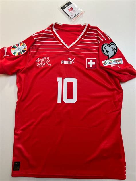 Fifa World Cup 2024 Euro Cup Switzerland 10 Taulant Xhaka Soccer