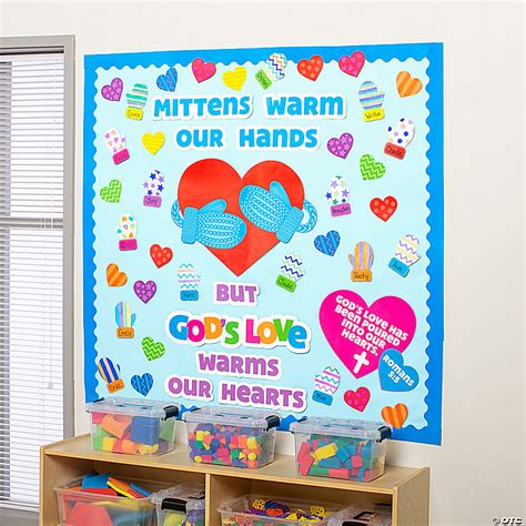 Gods Love Warms Our Hearts Bulletin Board Set Pc Oriental Trading