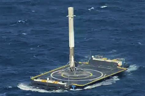 SpaceX Successfully Lands Its Rocket On A Floating Drone Ship For The