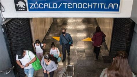 Cierre de estación Zócalo Tenochtitlan de Línea 2 del metro es