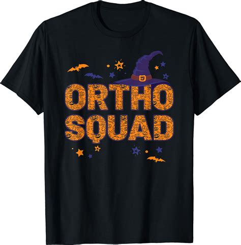 Ortho Squad Witch Halloween Orthopaedic Nurse Rn Matching T Shirt