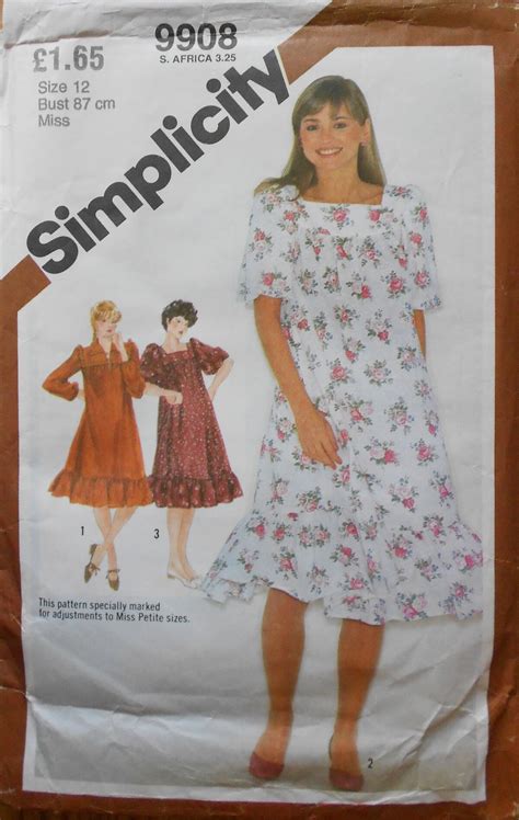 Simplicity 9908 Vintage Sewing Patterns Fandom