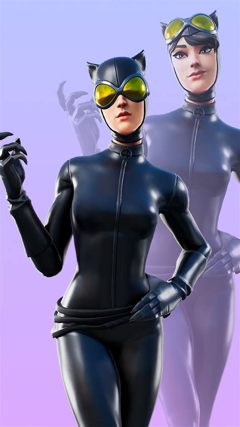 Fortnite, Catwoman,, Skin, Outfit,, 4K, #5.1012 Wallpaper iPhone Phone