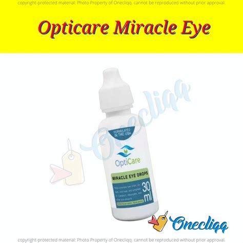 Opticare Miracle Eye Drops Protect Your Eyes From Result Of Long Radiation 30 Ml W O Box