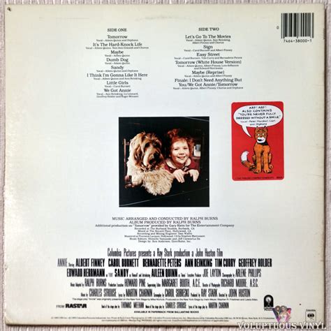 Various – Annie - Original Motion Picture Soundtrack (1982) Vinyl, LP ...