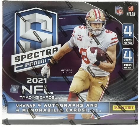 2021 FOOTBALL PANINI SPECTRA HOBBY BOX FOOTBALL PACKS AND BOXES