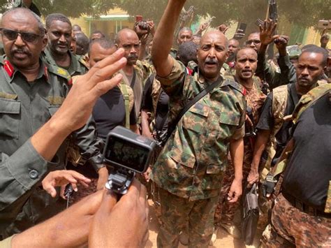 Sudan Army Chief Burhan Appears To Leave Army HQ For First Time Video