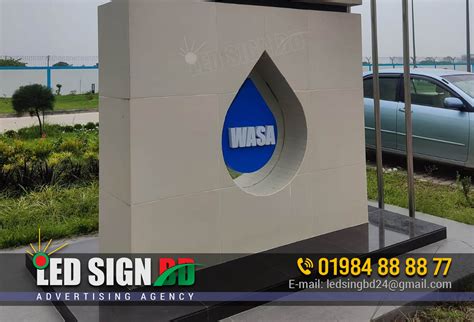 Government Project Letter Signboard Ss Acrylic Letter