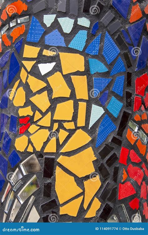 Art From Broken Pieces Stock Photo Image Of Ceramic 114091774