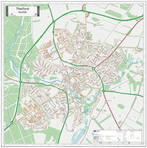 Thetford Street Map