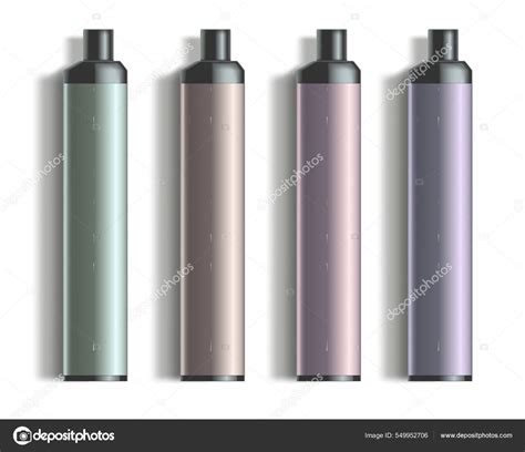 Vape pen realistic vector set of different colors Stock Vector Image by ...