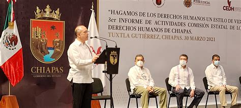 Zepeda Berm Dez Rinde El Informe De Actividades De La Cedh El