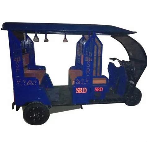 Battery Operated E Rickshaw Srd Steel Eco Friendly Battery Operated E