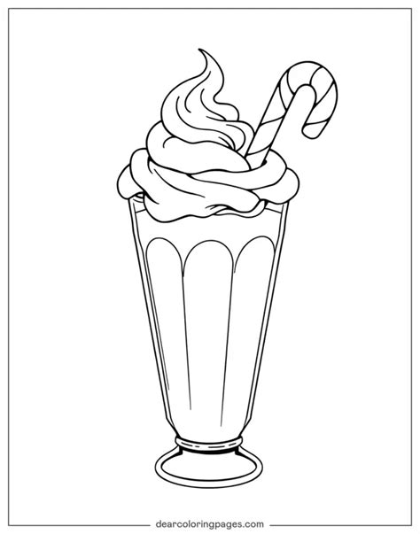 Milkshake Coloring Pages 13 Free Printable Coloring Pages