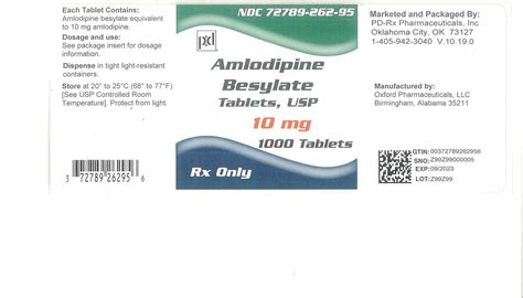 Amlodipine Besylate Mg Amlodipine Besylate Tablet Amlodipine