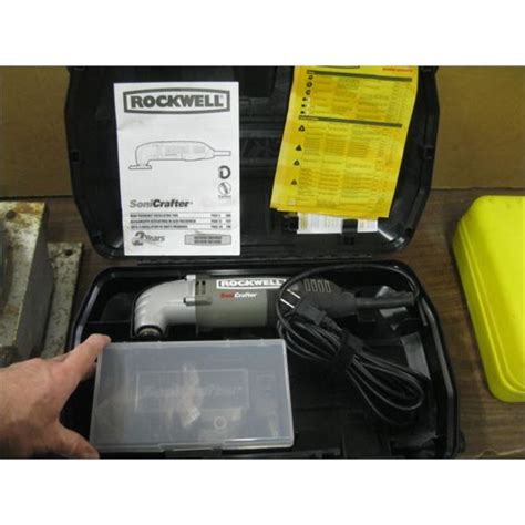 Rockwell Sonicrafter Oscillating Tool Waccess And Case