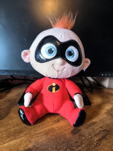 Pixar Disney Store Incredibles 2 Baby Jack Jack 10” Superhero Plush