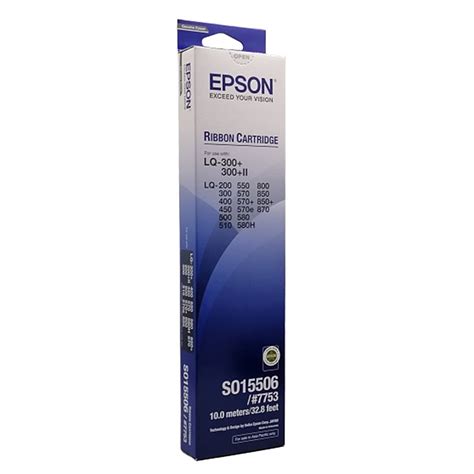 Genuine Epson Ink Ribbon For Lq Lq H S