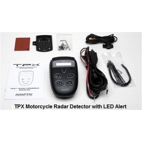 Motorcycle Radar Detector Tpx Led Alert 1st Radar Detectors