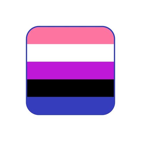 Bandera Lgbt Vectorial Bandera Lgbtq Bandera Del Orgullo Genderqueer