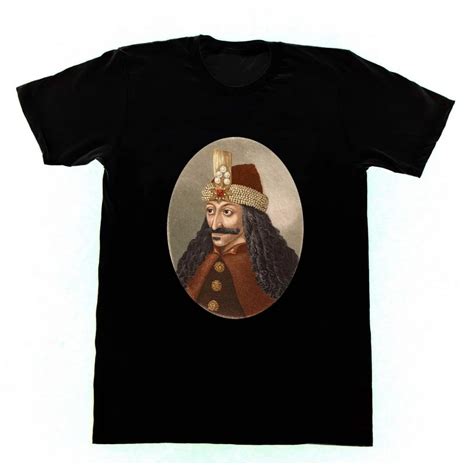 Funny Tees Men Short Vlad The Impaler Th Century Portrait Shirt