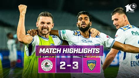 Match Highlights Mohun Bagan Super Giant 2 3 Chennaiyin Fc Mw 20 Isl 2023 24 Youtube