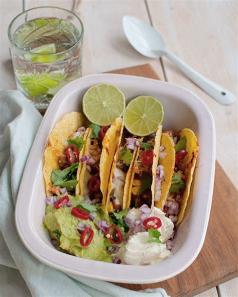 Recept Taco S Met Kip En Guacamole Savory Sweets