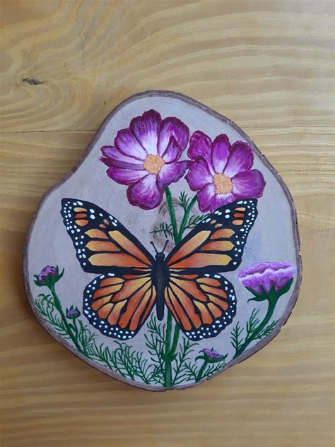 Borboleta Monarca E Flor Cosmos Spoon Rest Decorative Plates