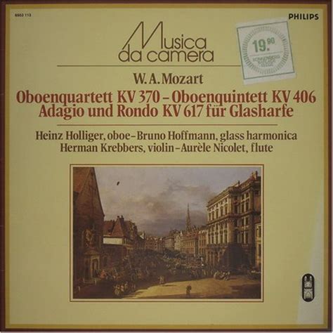 W A Mozart Oboenquartett Kv Oboenquintett Kv Adagio Und