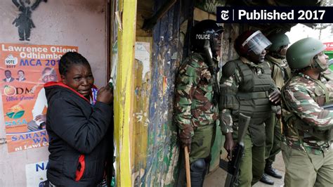 Protests Rage On In Kenya After President Is Re Elected The New York