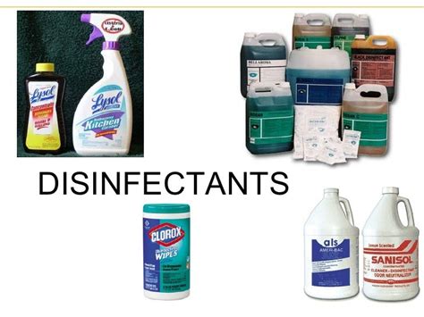 Disinfectants A Ppt