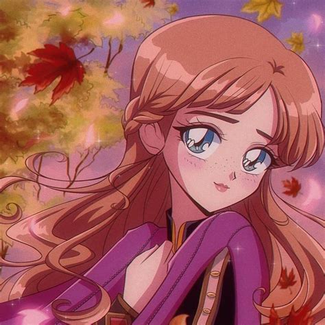 Anna Anime Cute Disney Drawings Disney Fan Art Kawaii Anime