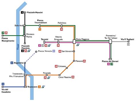 Map Of Rome Tram: Stations Lines, 54% OFF