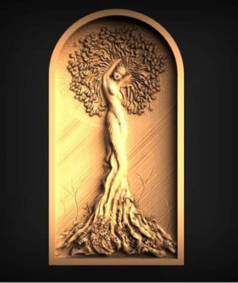 3D Stl Molel 3d Naked Woman Relief Wood Working Cnc Machine Wood