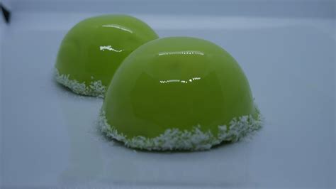 Matcha Mousse Mirror Mini Cakes Recipe Youtube