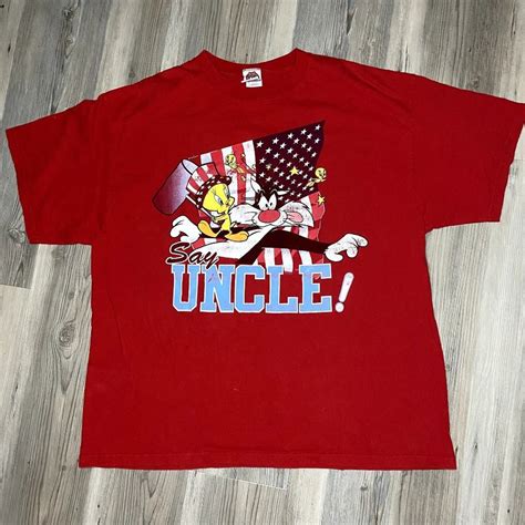 Vintage Looney Tunes Say Uncle Tshirt Gem