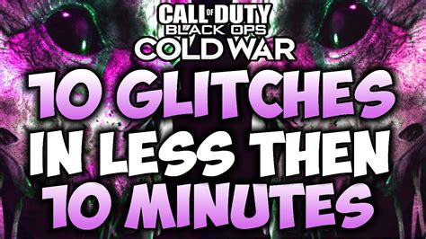 *10* Cold War Zombie Glitches *In 10 Minutes* (After Patch 1.25) - YouTube