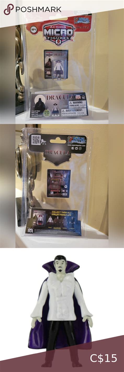 Mego Horror Worlds Smallest Dracula Micro Action Figure Plus Fashion