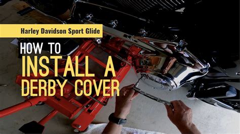 How To Install A Derby Cover On A Harley Davidson Sport Glide Youtube