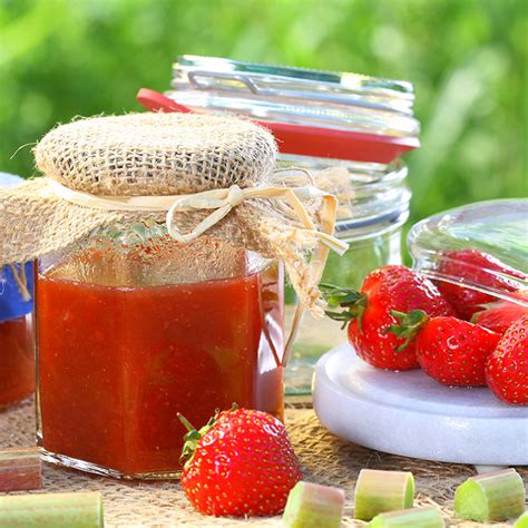 Confiture Fraises Et Rhubarbe