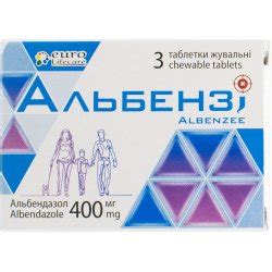 Аналоги препарату Альбела таблетки жувальні по 400 мг, 3 шт. - Кусум ...