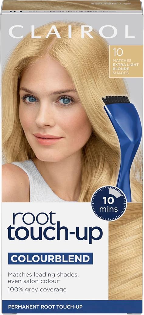 Clairol Root Touch Up Permanent Hair Dye Extra Light Blonde Amazon Co Uk Beauty