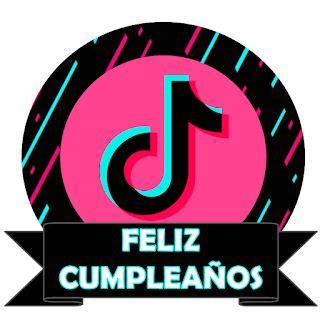 The Logo For Feliz Cumpleanoos Is Shown In Pink And Black