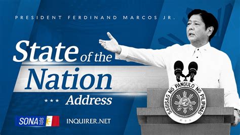 First State Of The Nation Address Of President Ferdinand Marcos Jr