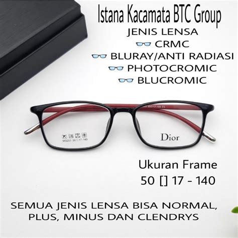 Jual Istana Kacamata Btc Group New Kacamata Frame Gaya Plano Plus