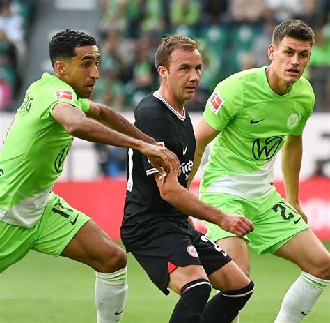 VfL Wolfsburg Eintracht Frankfurt Wind schießt Wolfsburg zum