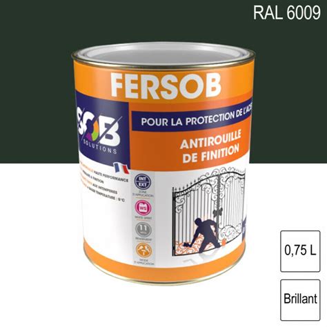 Peinture Professionnelle Antirouille Fersob Ral Vert Sapin