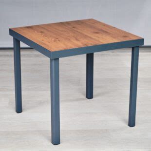 Square Table Grey Wood Effect Camden Range Woodberry