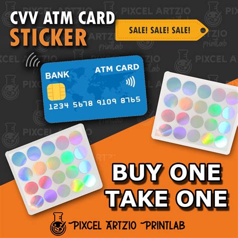 Cvv Sticker For Atmdebitcredit Card Protection Lazada Ph